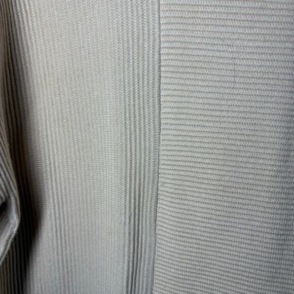 BTFBM Sweater Women S White Cream Mock Neck Long Sleeve Minimal Modest Office - Picture 4 of 6